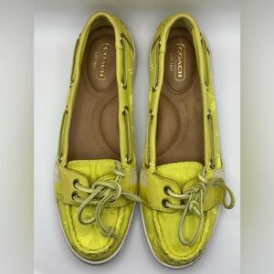 Coach Rainey Boat Loafer Shoe